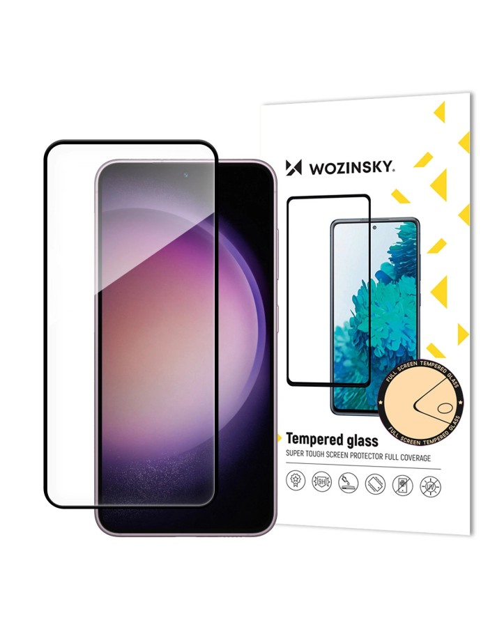 Wozinsky Full Glue tempered glass for Samsung Galaxy S24+ with black frame