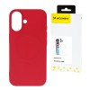 Liquid Silicone Case MagSafe for Samsung Galaxy S25 - Red Liquid Silicone Case MagSafe for Samsung Galaxy S25 - Red