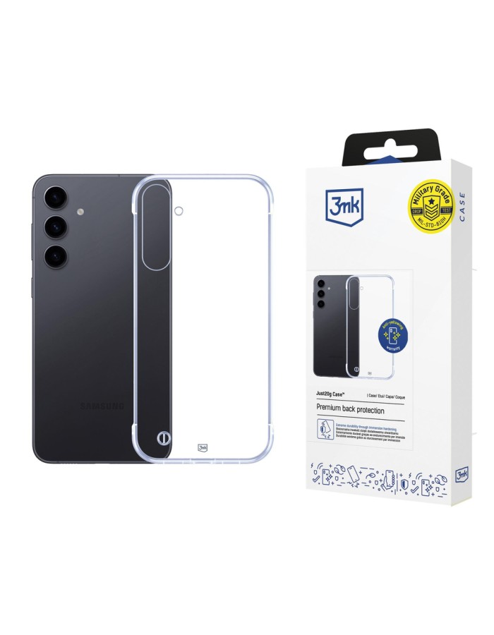 3mk Just20g Clear Case for Samsung Galaxy S24 - transparent