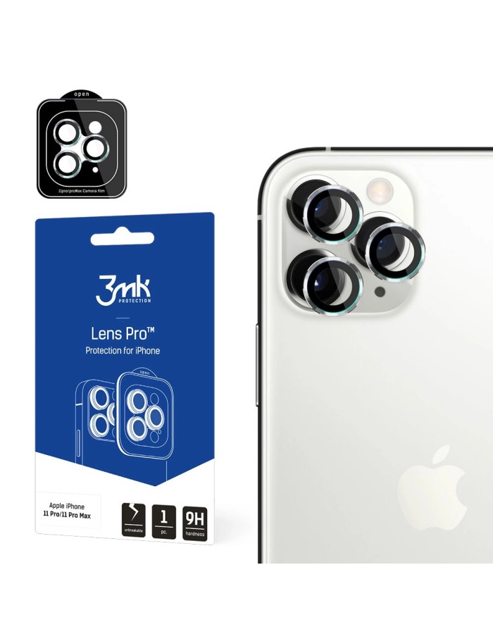 3mk Lens Protection Pro Camera Cover for iPhone 11 Pro / 11 Pro Max - Silver