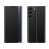 New Sleep View Case for Samsung S24+ with flap - black New Sleep View Case for Samsung S24+ with flap - black