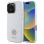 Guess Silicone Logo Strass 4G Case for iPhone 16 Pro Max - White