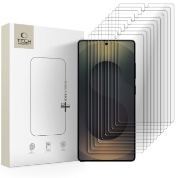 Tech-Protect Tempered Glass Bundle 10-pack for Samsung Galaxy S25 Tech-Protect Tempered Glass Bundle 10-pack for Samsung Galaxy S25