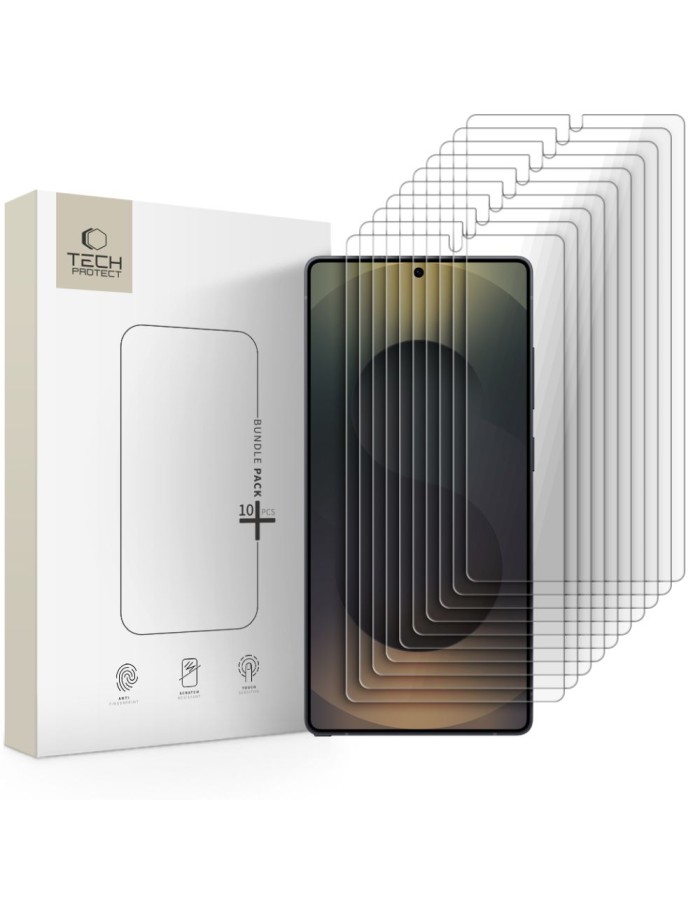 Tech-Protect Tempered Glass Bundle 10-pack for Samsung Galaxy S25