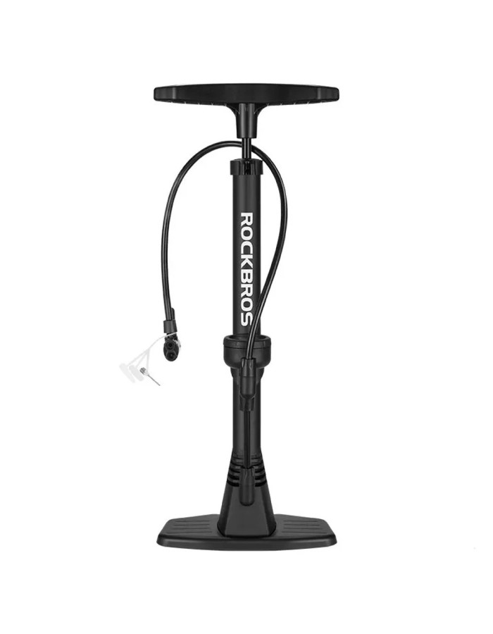 Rockbros 42510001001 floor bicycle pump - black