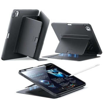 ESR Flip Hybrid Case for iPad Pro 11” 5 / 6 / 2024-2025 - Black
