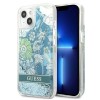 Guess GUHCP13SLFLSN iPhone 13 mini 5.4" green/green hardcase Flower Liquid Glitter Guess GUHCP13SLFLSN iPhone 13 mini 5.4" green/green hardcase Flower Liquid Glitter
