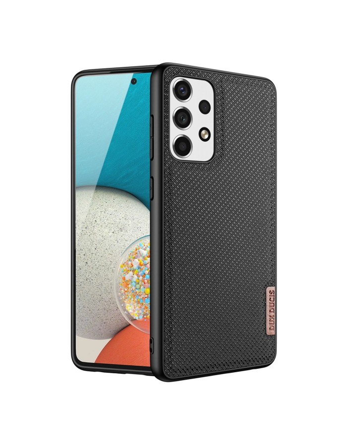 Dux Ducis Fino case cover, nylon material Samsung Galaxy A73 black Dux Ducis Fino case cover, nylon material Samsung Galaxy A73 black