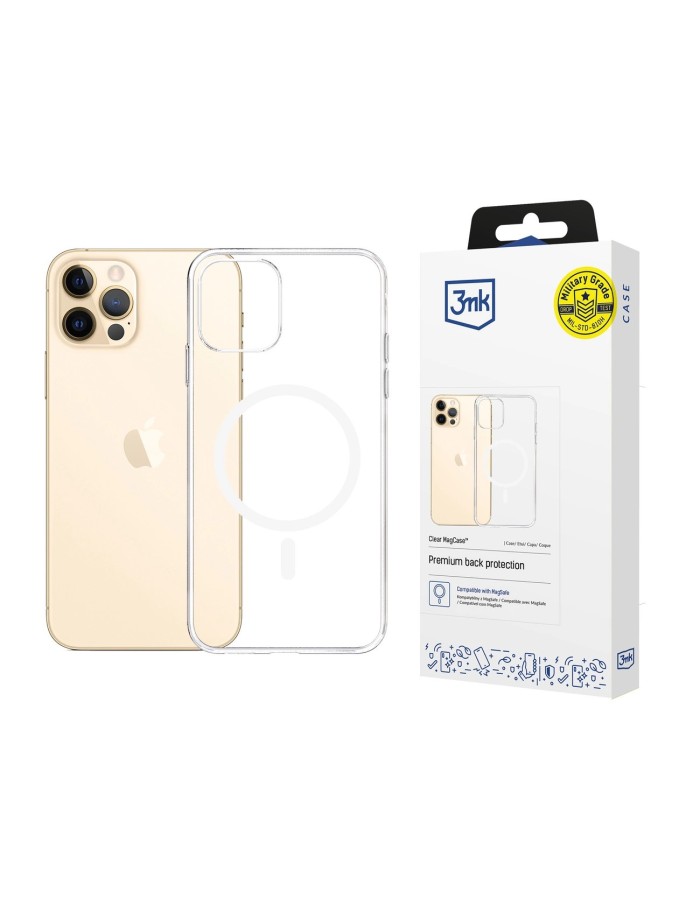3mk Clear MagCase Case for Apple iPhone 12 Pro Max - Transparent