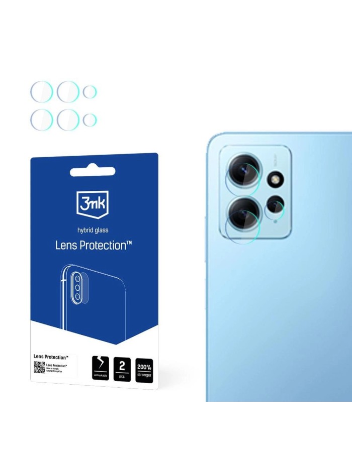 Camera glass for Xiaomi Redmi Note 12 7H for 3mk Lens Protection series lens Camera glass for Xiaomi Redmi Note 12 7H for 3mk Lens Protection series lens