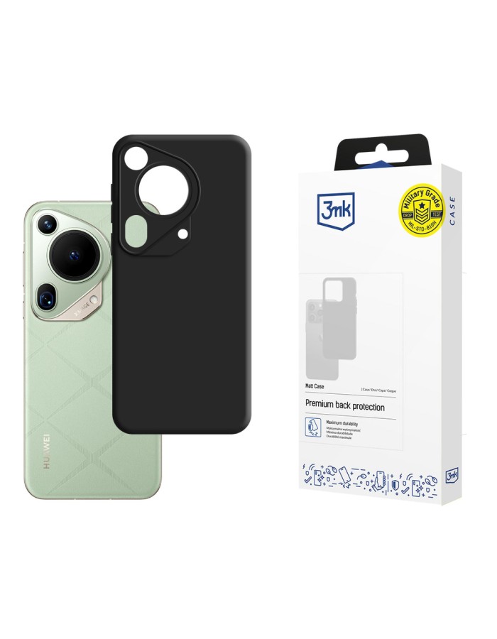 3mk Matt Case for Huawei Pura 70 Ultra - black