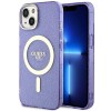 Guess GUHMP14MHCMCGU iPhone 14 Plus 6.7" purple/purple hardcase Glitter Gold MagSafe Guess GUHMP14MHCMCGU iPhone 14 Plus 6.7" purple/purple hardcase Glitter Gold MagSafe