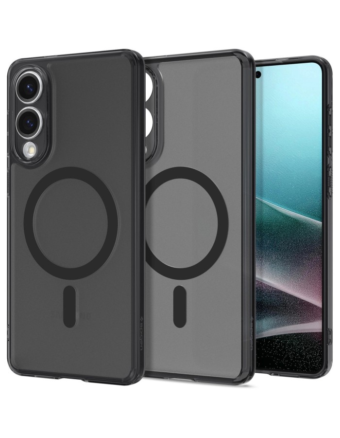 Spigen Ultra Hybrid Mag Case with MagSafe for Samsung Galaxy S25 Edge - Black Translucent Spigen Ultra Hybrid Mag Case with MagSafe for Samsung Galaxy S25 Edge - Black Translucent