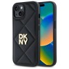 DKNY Quilted Stack Logo iPhone 15 Case - Black DKNY Quilted Stack Logo iPhone 15 Case - Black
