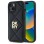 DKNY Quilted Stack Logo iPhone 15 Case - Black