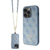 Guess GUHCP15LP4TDSCPB iPhone 15 Pro 6.1" blue/blue hardcase Crossbody 4G Metal Logo Guess GUHCP15LP4TDSCPB iPhone 15 Pro 6.1" blue/blue hardcase Crossbody 4G Metal Logo