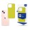 Case for iPhone 14 from the 3mk Matt Case series - lime green