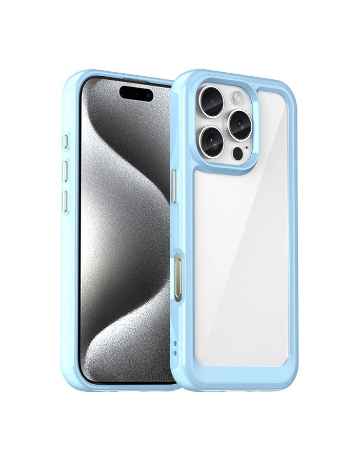Outer Space Case with Gel Frame for iPhone 16 Pro - Blue