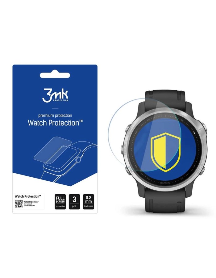 Garmin Fenix 6s - 3mk Watch Protection™ v. FlexibleGlass Lite Garmin Fenix 6s - 3mk Watch Protection™ v. FlexibleGlass Lite