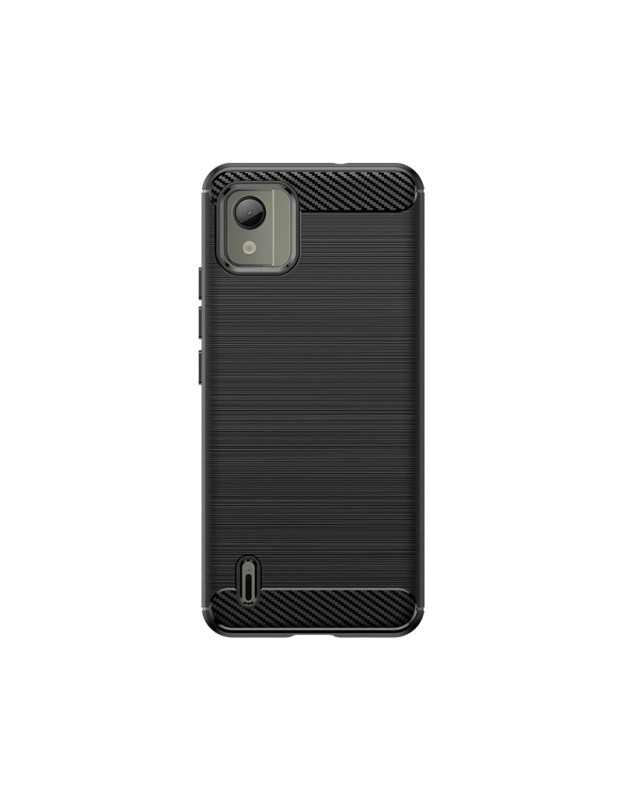 Carbon Case silicone case for Nokia C110 - black