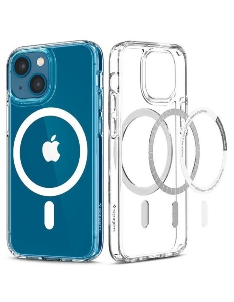 Spigen Ultra Hybrid Mag Case with MagSafe for iPhone 13 - White