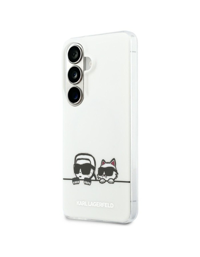 Karl Lagerfeld IML Peekaboo Karl&amp;amp;Choupette MagSafe Case for Samsung Galaxy S26 Plus - Transparent