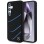 Mercedes Silicone Contrasted Curves MagSafe Case for Samsung Galaxy S25 - Black