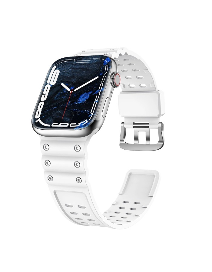 Strap Triple Protection for Apple Watch 38 / 40 / 41 mm band bracelet - white Strap Triple Protection for Apple Watch 38 / 40 / 41 mm band bracelet - white