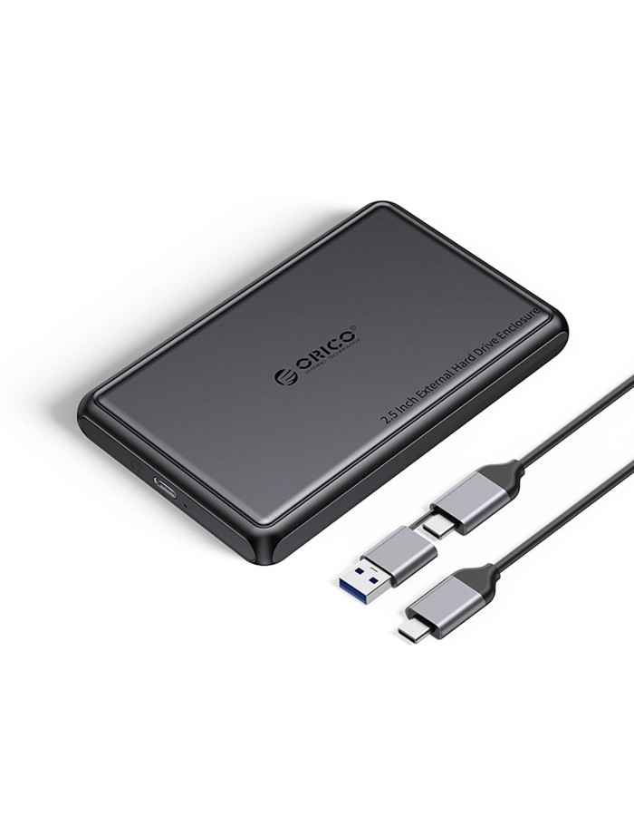 Orico DDL25-C3 2.5" HDD/SSD USB-C 5Gb/s Disk Drive - Black