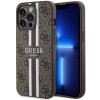 Guess GUHMP13LP4RPSW iPhone 13 Pro / 13 6.1" brown/brown hardcase 4G Printed Stripes MagSafe Guess GUHMP13LP4RPSW iPhone 13 Pro / 13 6.1" brown/brown hardcase 4G Printed Stripes MagSafe