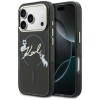 Karl Lagerfeld IML Choupettes Karl Script Logo MagSafe Case for iPhone 17 Pro - Black Karl Lagerfeld IML Choupettes Karl Script Logo MagSafe Case for iPhone 17 Pro - Black