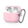 Tech-Protect Silicone Hook Case for Apple AirPods Pro 1 / 2 - Pink Tech-Protect Silicone Hook Case for Apple AirPods Pro 1 / 2 - Pink