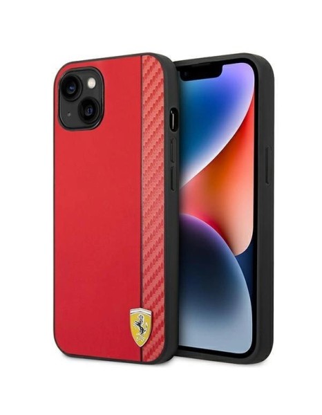 Ferrari FEHCP14MAXRE iPhone 14 Plus 6.7" red/red hardcase Carbon