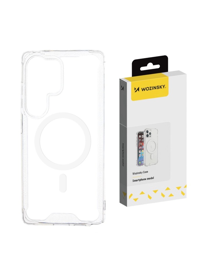 Wozinsky Clear Corner Case MagSafe Samsung Galaxy S25 Ultra Transparent Wozinsky Clear Corner Case MagSafe Samsung Galaxy S25 Ultra Transparent