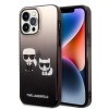 Karl Lagerfeld KLHCP14LTGKCK iPhone 14 Pro 6.1 "hardcase black / black Gradient Ikonik Karl &amp;amp; Choupette