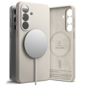 Ringke Silicone MagSafe Case for Samsung Galaxy S26 - Beige Ringke Silicone MagSafe Case for Samsung Galaxy S26 - Beige