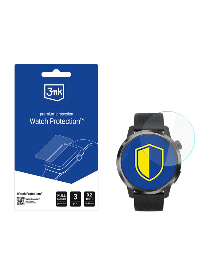 Hybrid glass for the display of the smartwatch 3mk Watch Protection FlexibleGlass for Coros Apex 4 46mm