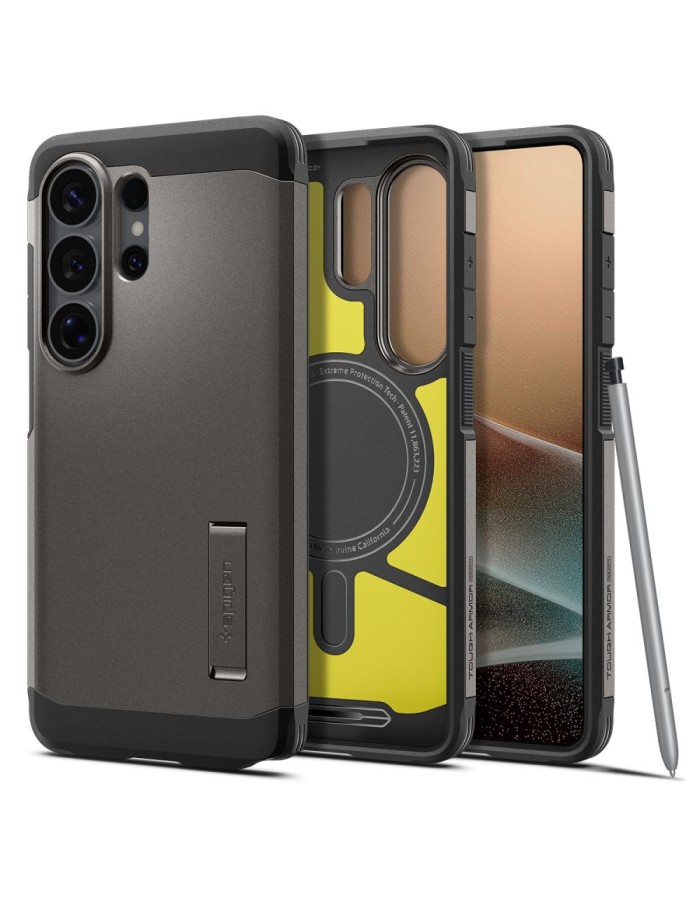 Spigen Tough Armor Mag MagSafe Case for Samsung Galaxy S26 Ultra - Gray