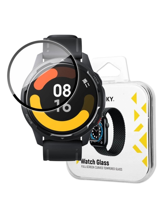 Wozinsky Watch Glass hybrid glass for Xiaomi Watch Color 2 black Wozinsky Watch Glass hybrid glass for Xiaomi Watch Color 2 black