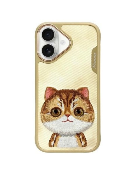Nimmy Big Eyed Pet 2.0 Cat Case for iPhone 16 - Green Nimmy Big Eyed Pet 2.0 Cat Case for iPhone 16 - Green