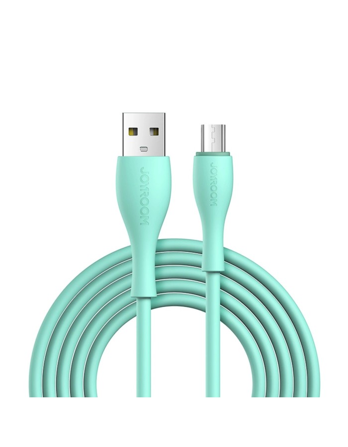 Joyroom Bowling Data Cable S-2030M8 USB-A / micro USB 3A 2m - green