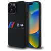 BMW Silicone Middle Stripe MagSafe Case for iPhone 16 Pro Max - Black BMW Silicone Middle Stripe MagSafe Case for iPhone 16 Pro Max - Black