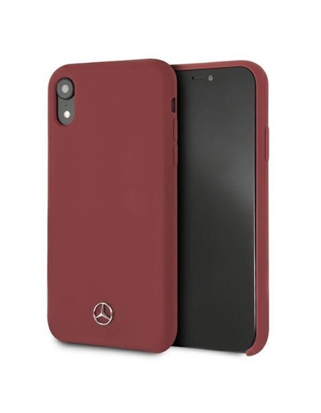 Mercedes Silicone Line iPhone Xr Case - Red Mercedes Silicone Line iPhone Xr Case - Red