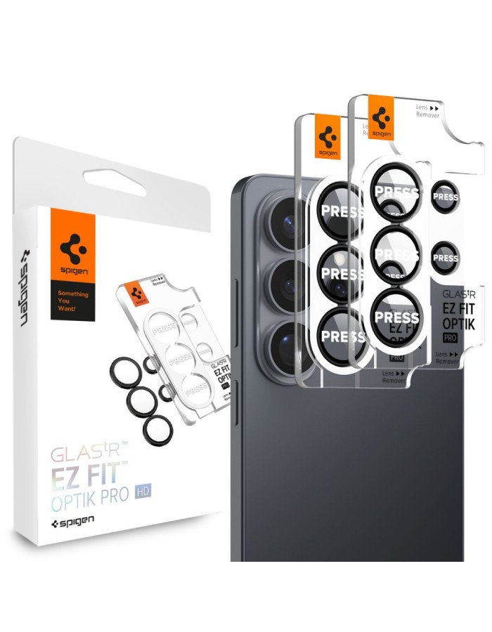 Spigen Glas.Tr Ez Fit Optik Pro HD Camera Cover 2-pack for Samsung Galaxy S26 Ultra - Black