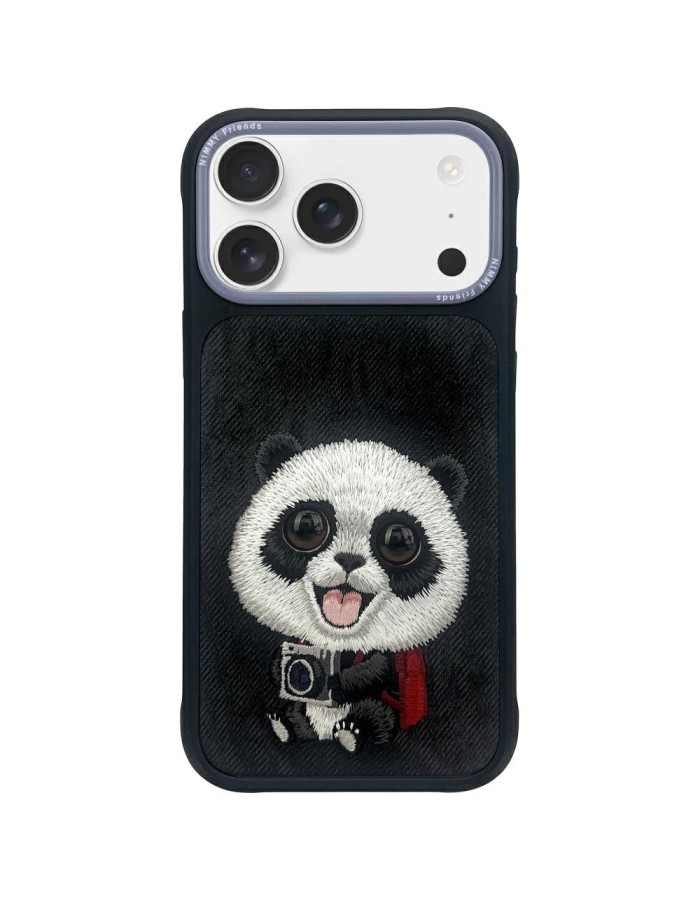 Nimmy Big Eyed Pet 2.0 Panda Case for iPhone 17 Pro Max - Black Nimmy Big Eyed Pet 2.0 Panda Case for iPhone 17 Pro Max - Black