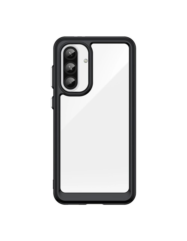 Outer Space Case for Samsung Galaxy A36 Cover with Flexible Frame - Black