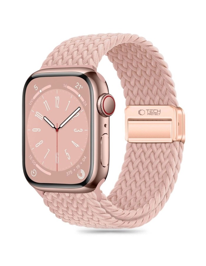Tech-Protect Nylonmag Strap for Apple Watch 4 / 5 / 6 / 7 / 8 / 9 / SE (38 / 40 / 41 mm) - Pink Tech-Protect Nylonmag Strap for Apple Watch 4 / 5 / 6 / 7 / 8 / 9 / SE (38 / 40 / 41 mm) - Pink