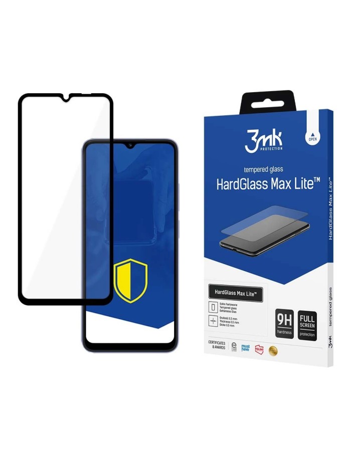 9H 3mk HardGlass Max Lite™ glass on Xiaomi Redmi 12C 9H 3mk HardGlass Max Lite™ glass on Xiaomi Redmi 12C
