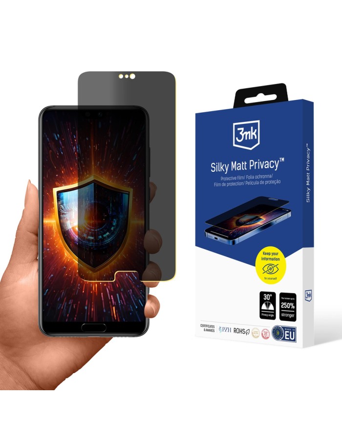 3mk Silky Matt Privacy Privacy Screen Protector for Huawei P20 Pro