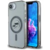 Karl Lagerfeld IML Metal Karl &amp;amp; Choupette Heads MagSafe iPhone 16e Case - Black